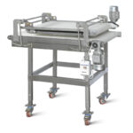 MOULDING BELT CONVEYOR WITH ADJUSTABLE PLATE XF70